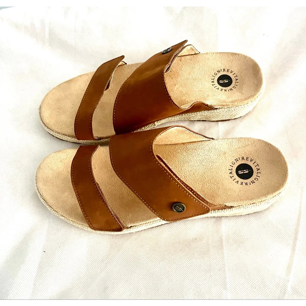 NWOT Revitalign Breakwater Women's Adjustable Platform Sandal Size 10B - Picture 5 of 9
